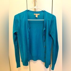 Teal cardigan